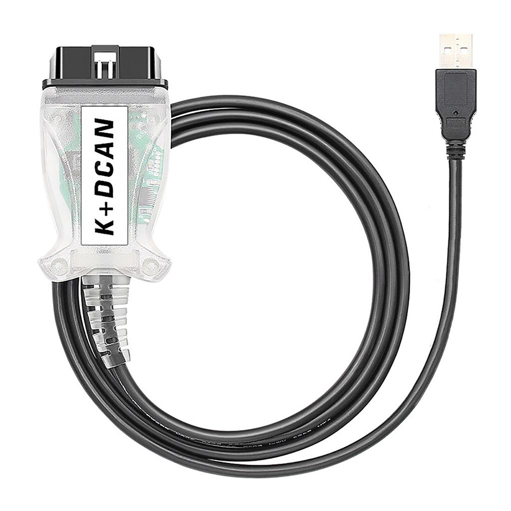 Upgraded Inpa K+CAN K+DCAN OBD2 USB-Interface-Switch Auto Diagnostic Cable Suitable for 1998 To 2008 Models Poratble