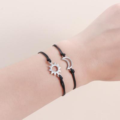 Gifts Pendants Couple Bracelets Hand-woven Bracelets Fashion Jewelry Braided Hand Ropes