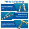 NINDEJIN Heavy Duty Expansion Bolt Anchor Yellow Zinc Plated Fix Bolts M6 M8 M10 M12 M14 M16 Sleeve Anchor for Concrete