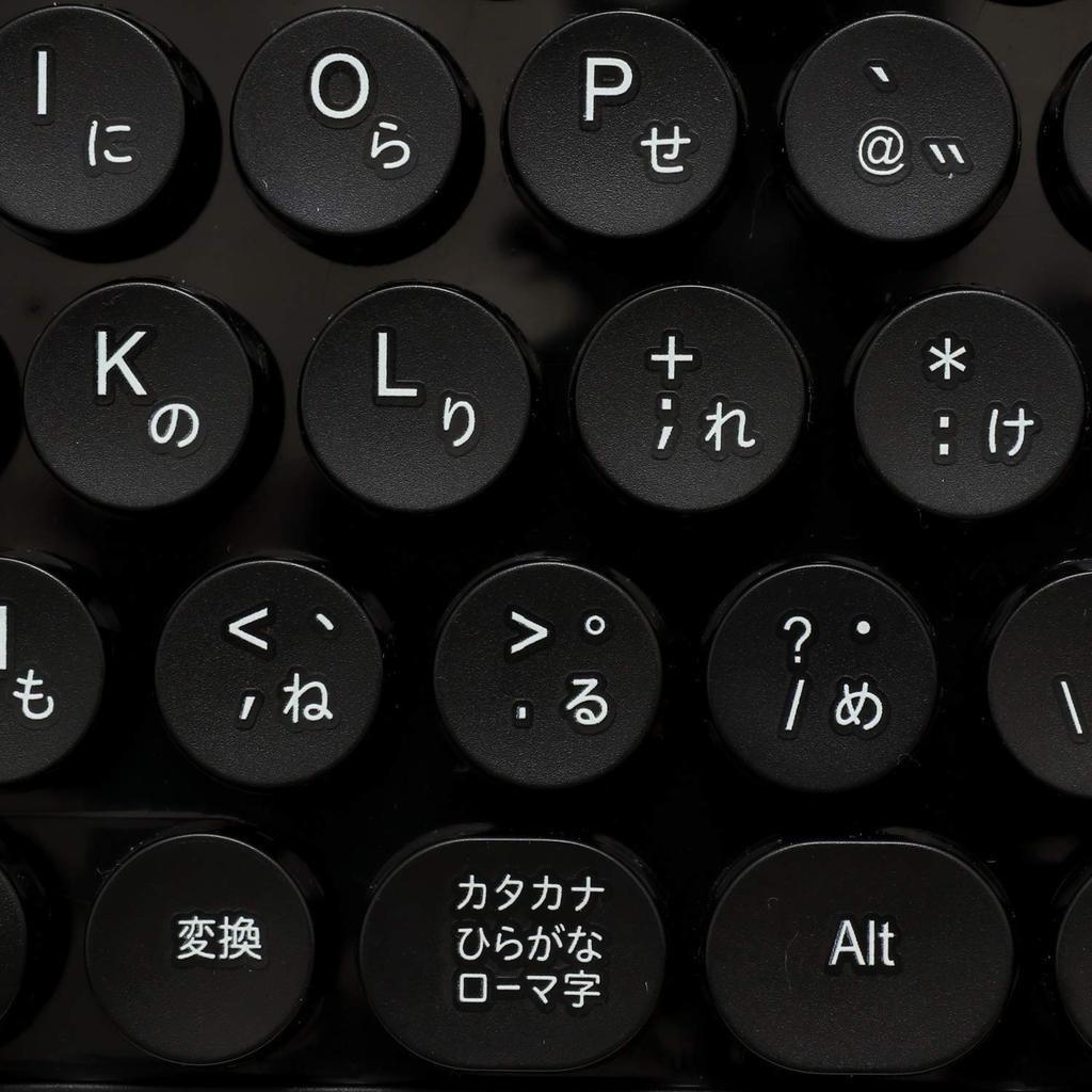 Miyoshi MCO Retro Design USB Keyboard, Black, TRT-US01BK