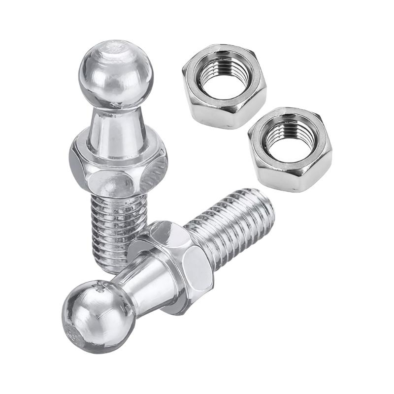 Universeller Gasfeder-Kugelkopf-Befestigungsbolzen Gasdruckfeder-Stützstrebe Fitting Kugelbolzen mit Befestigungsmutter