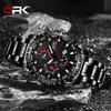 OPK 8128 Business Men’s Dress Wristwatch Fashion Waterproof Calendar Stainless Steel Luxury Classic Watch for Man
