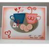 Love Heart Coffee Cup Shape Metal Cutting Dies Stencil Scrapbook Album Embossing Card Making Decor