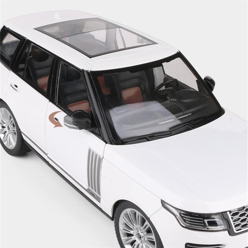 1/18 Range Rover 50th Anniversary Alloy Car Model Sound And Light Simulation Car Decoration Collection Boy Childrens Toy Gift