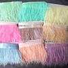 Encrypted Feather Cloth Strip 10-13Cm Ostrich Hair Cloth Edge Dress Latin Dance Skirt Cloth Band Hat Decorative Material