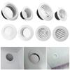 6 Types White Air Vent Extract Valve Grille Air Circulation Vents Cover 100/150mm Round Ducting Ventilation Cover Various Shapes