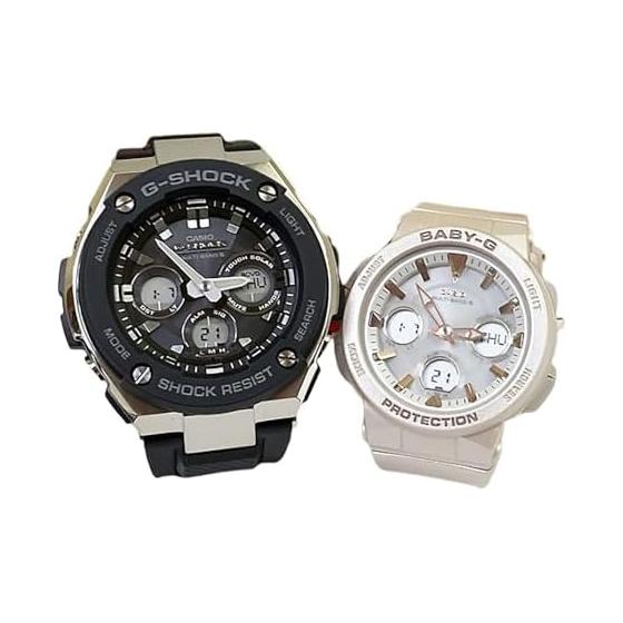 

[Casio] CASIO Pair Watch G-SHOCK G-Shock BABY-G Baby G Ana-Digi Radio Solar Genuine Pair Case Set of 2 GST-W300-1AJF BGA-2510-4AJF Watch [Domestic