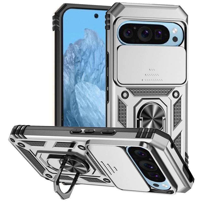 Armor Funda For Google Pixel 10 Pro 5G Case Cae Magnetic Holder Ring Case For Pixel10 Pixel 10 Pro XL 10Pro Lens Protector Cover