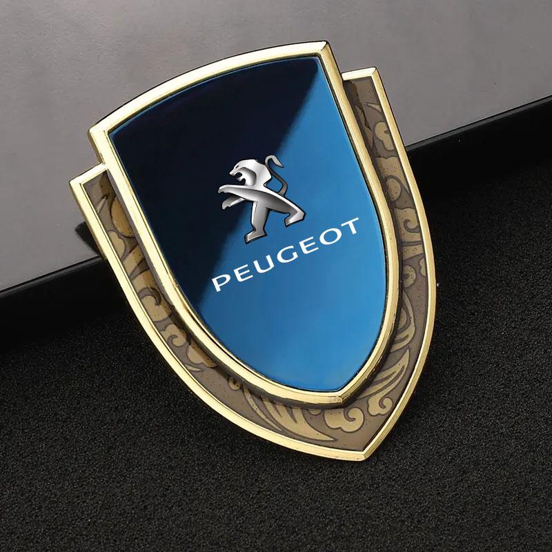 Per Peugeot GT GTline 3008 308 T9 208 508 2008 Rifter 5008 207 206 408 108 4008 Adesivo Metallico per Auto Logo Laterale Finestrino Carrozzeria Logo Auto