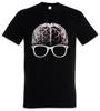 Nerd Brain T-Shirt Fun Geek Nerd Computer Scientist Coder Glasses Gamer Gaming