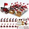Luohan Knight Italian Field Army Island Gang Children Assembled Small Particles of Building Blocks Educational Boy Toys Dolls