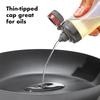 Portable Squeeze Bottles with Attached Caps Leakproof Reusable Sauce Containers for Ketchup Mustard Mayo Camping Picnic BBQ
