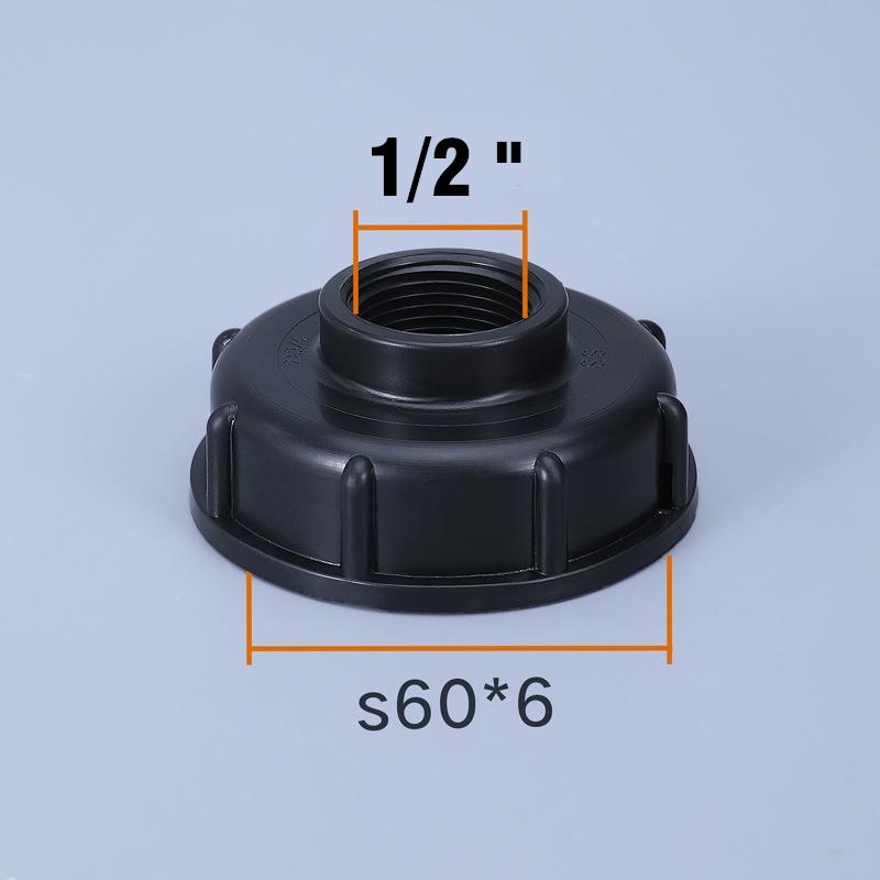 

Прочный адаптер для крана IBC-бака S60*6 с крупной резьбой на 1/2 3/4 1 соединительный элемент для замены клапана 1000 л для садового и домашнего использования