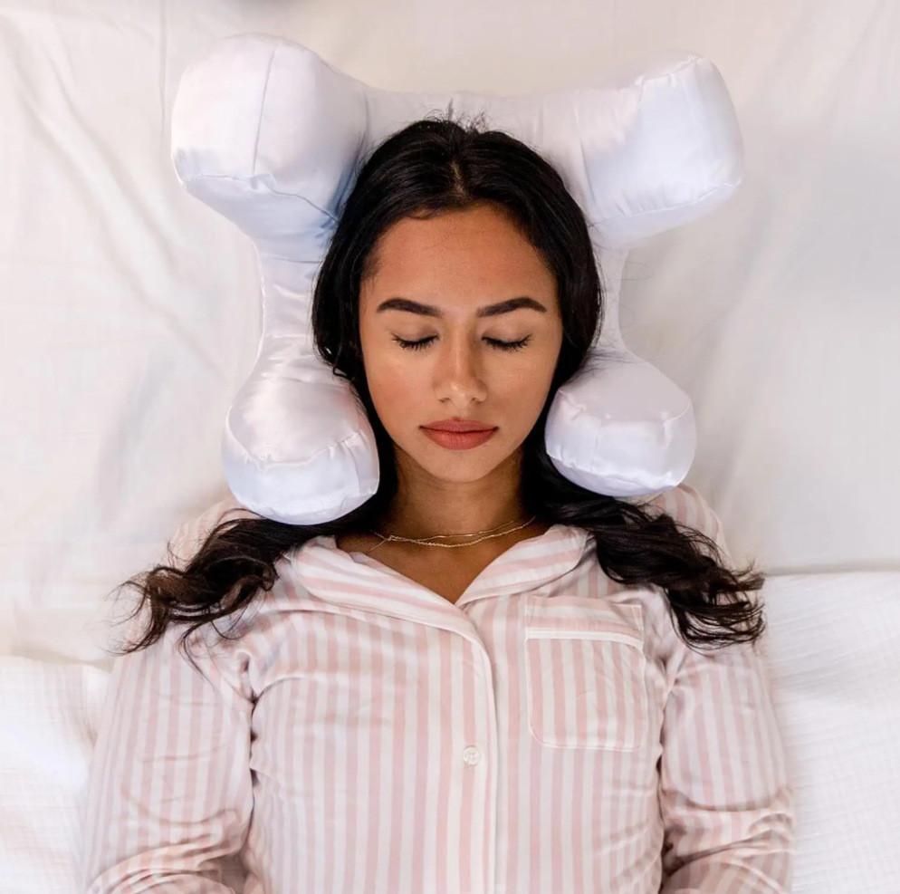 Butterfly Shape Cotton Memory Foam Pillow For Comfortable Sleep And Makeup Protection For Adults