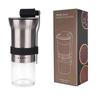 Manual Coffee Grinder with Stainless Steel Body Adjustable Ceramic Burr Portable Mill for Espresso French Press