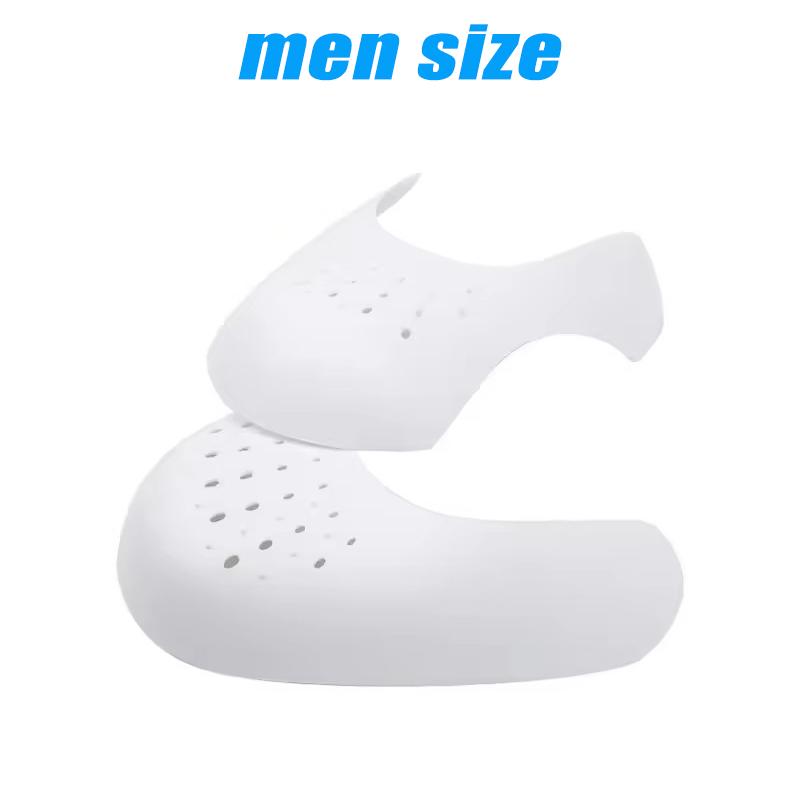 10 Stück Schuh Anti-Knick-Schutz für Basketballschuhe Kopfknickschutz Sneaker-Schutz Schuhdehner Dropshipping Großhandel white