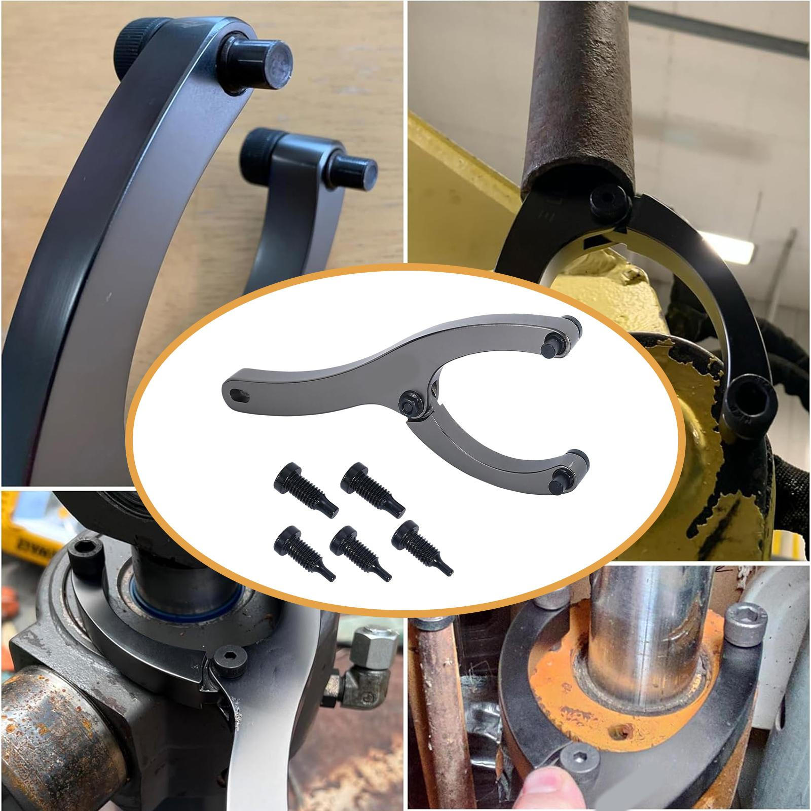 

Gland Nut Wrench Hand Tool Accessories Durability Convenient Professional Excavators Repair Oil