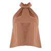 I Saw It First Womens/Ladies Satin Halter Top
