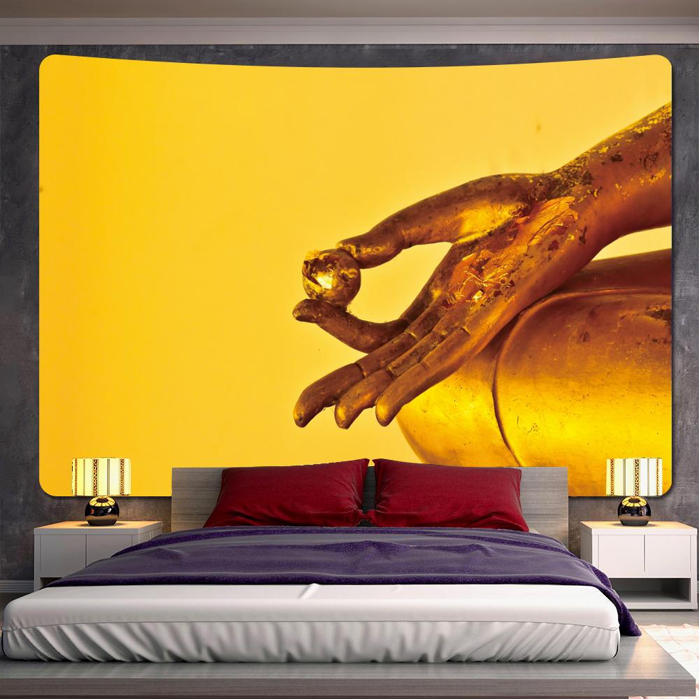 Buddha Meditation Home Decoration Tapestry Mandala Bohemian Decoration Psychedelic Scene Wall Mount Tarot Yoga Mat