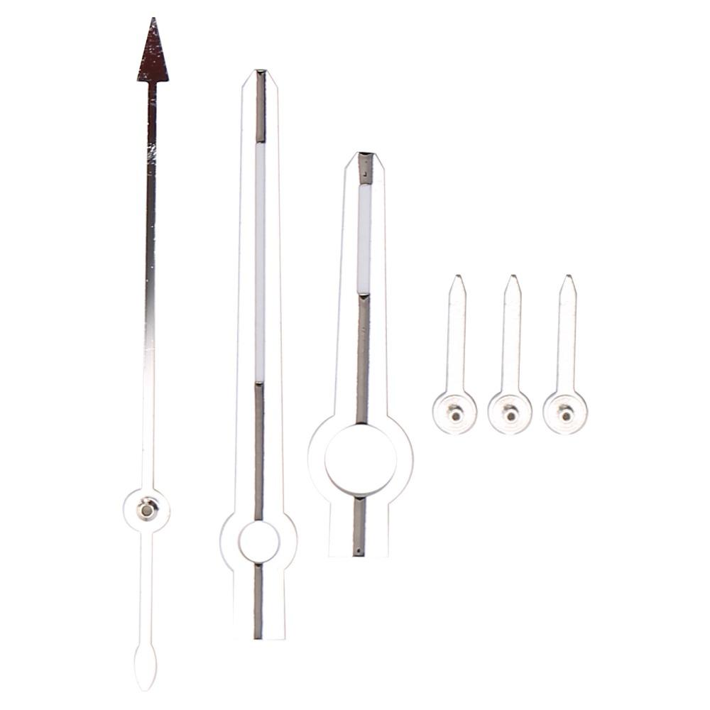 6Pcs Silver Watch Hands Set Alloy Watch Minute Hands For Watch Repair Professionals