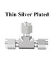 3-25mm 1/8-1" Inch Tube OD Compression Uino 316L Stainless Steel Forged Tee 3 Ways Pipe Fitting Connector With UNF Thread Nut