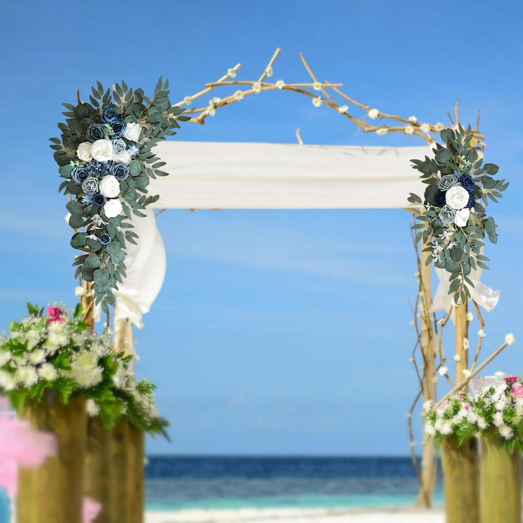Wedding Arch Flower,Artificial Flowers Arch Decor, for Reception Backdrop Living