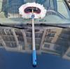 Telescopic Stainless Steel Car Wash Mop & Brush with Long Handle