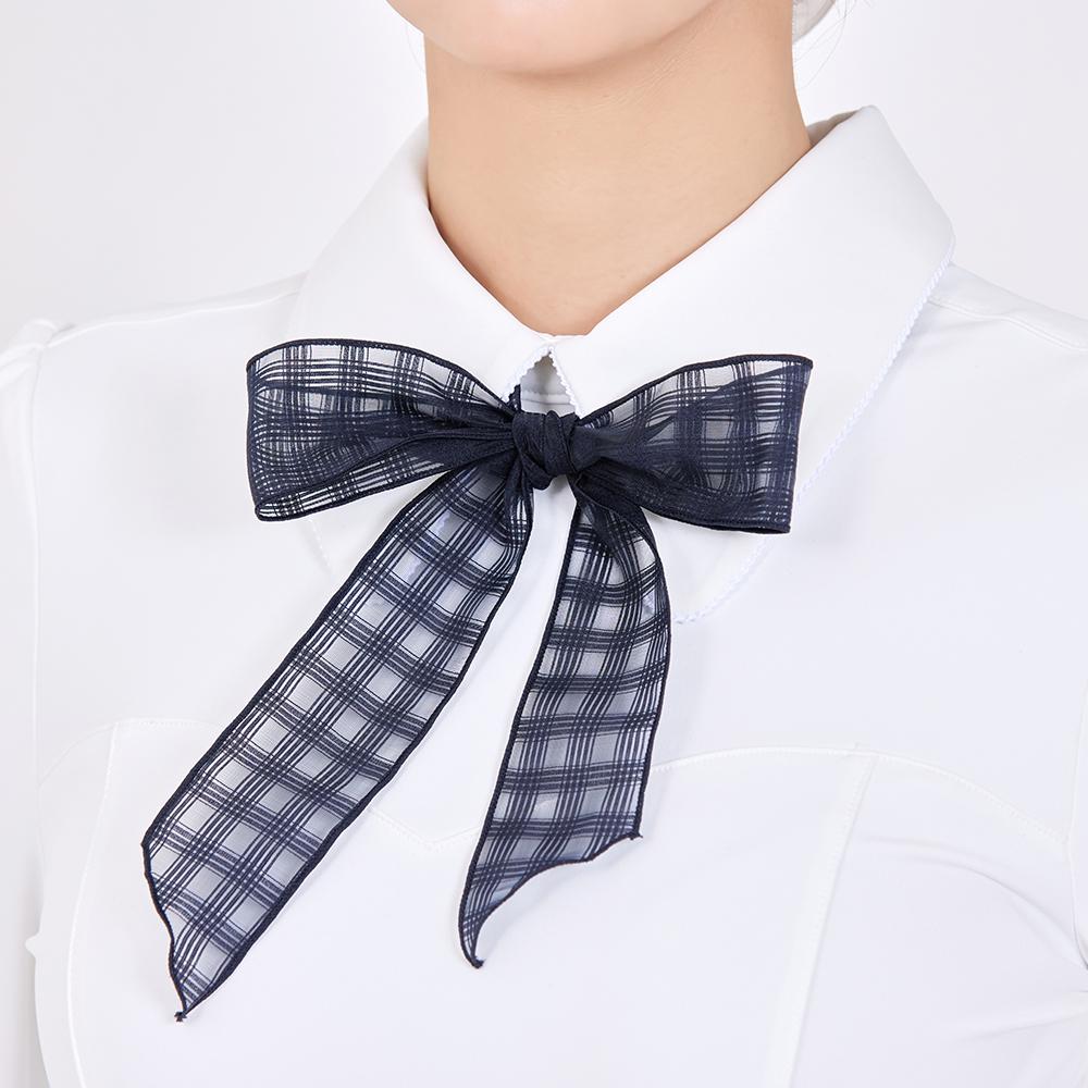 J Jane Classic Color Block Ribbon Flare Dress (White)