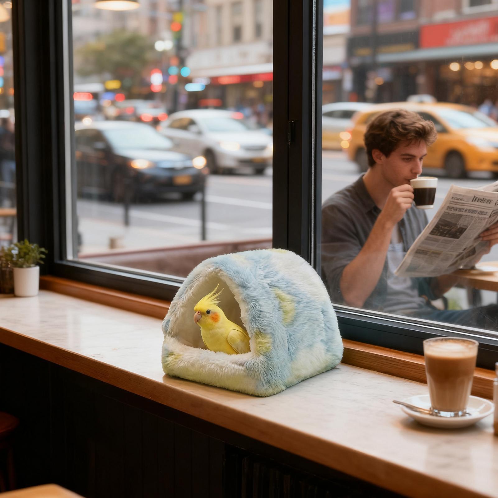 

Bird Nest For Cage Winter Plush Warm Bird Nest Thermal Parrot Bed For Hummingbird Parrot Parakeet Cockatiel Conure Canary Caique China Mainland