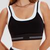 Women's Shockproof Sports Bra with Chest Pads - Two-Piece Yoga and Fitness Top