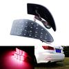ANGRONG 2X For Lexus IS 250 350 200d MK II Clear Lens Rear Bumper Reflector LED Brake Reverse Light Lamp