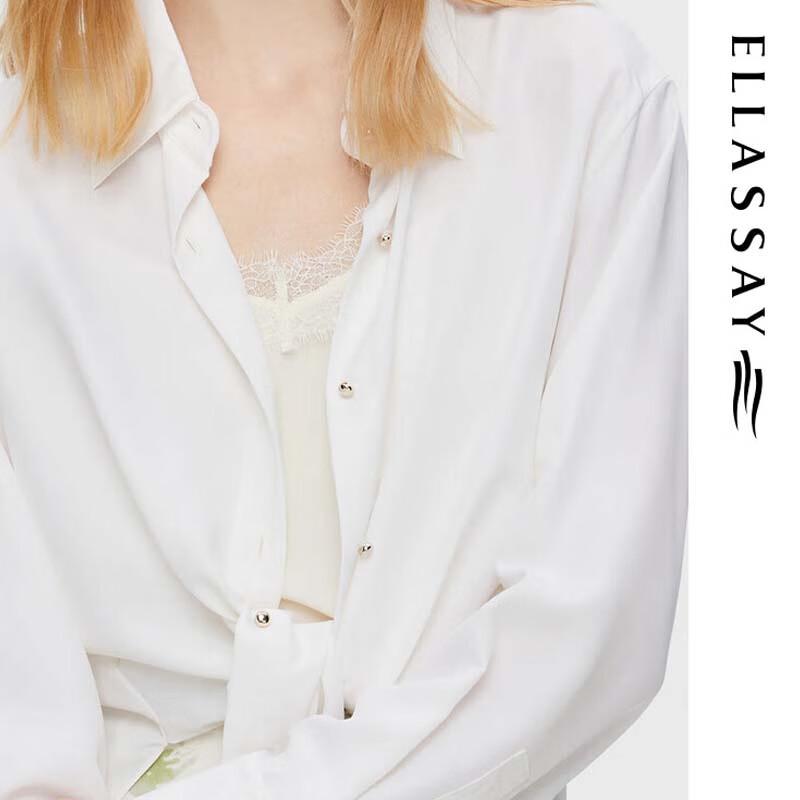 ELLASSAY Women's Classic Silk Shirt EWB362C01400