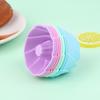 6ks Silikonové vložky do košíčků Swirl Shape Košíčky na pečení Nepřilnavé Opakovaně použitelné dorty Pudinkové vložky do muffinů Forma na pečení pečiva