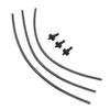 3pcs Milk Hoses Replacement for EQ9 EQ700 Fully Automatic Coffee Machine Silicone Milk Tubes with Connectors