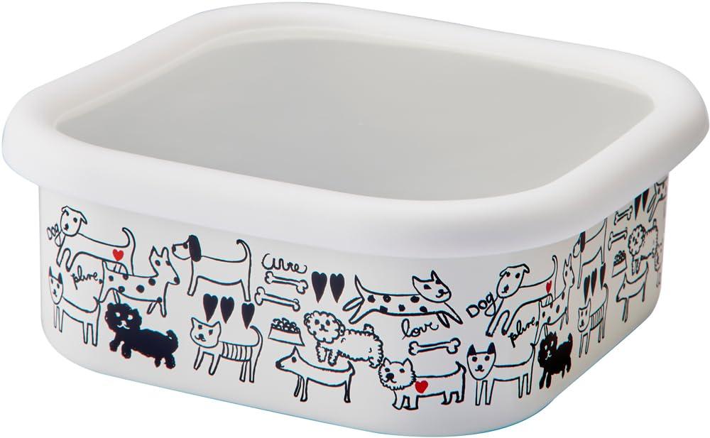 

Toyohoro Plune Квадратный контейнер для хранения Монотонный Пес L PSS-404