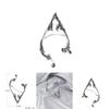 Chic Simple Angel Wing Ear Cuffs Modern Street Style Earrings For Trendy Women