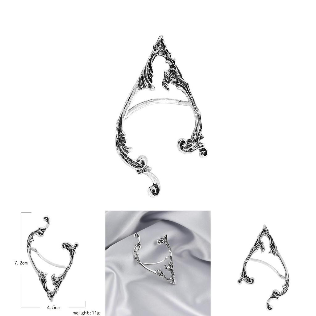 Chic Simple Angel Wing Ear Cuffs Modern Street Style Earrings For Trendy Women