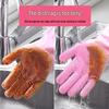 Silicone Dishwashing Gloves for Men & Women - Household and Kitchen Cleaning Gloves