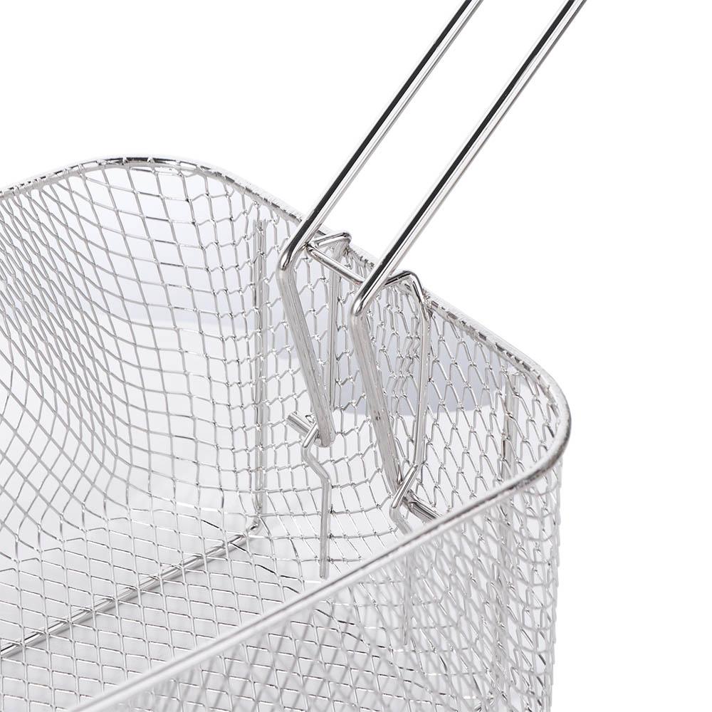 Detachable Handle French Fries Holder Nonstick Fryer Basket Portable Deep Fryer  Kitchen