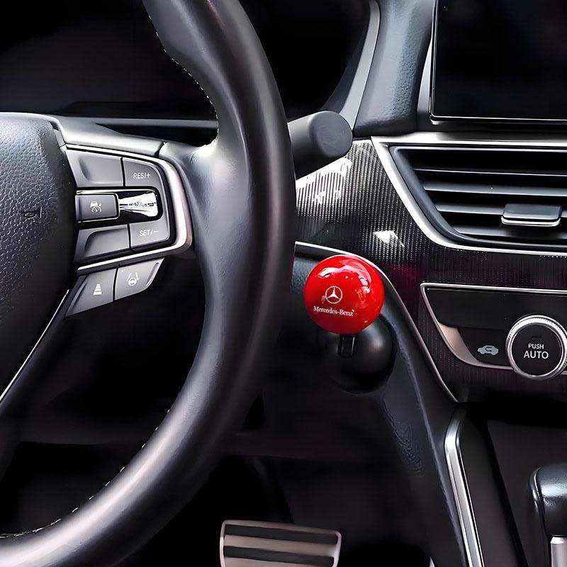 1Pcs Car One Button Start Lever Car Push Engine Start Button Rocker For Mercedes Benz AMG W212 W205 W246 W177 W176 W213 GLC GLE GLS ML Laser Logo Lamp
