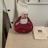 Taška s měsícem Vintage Minimalistická Lesklá Jednoramenná Taška Ins Styl Chic Univerzální Dámská Crossbody Kabelka KTB