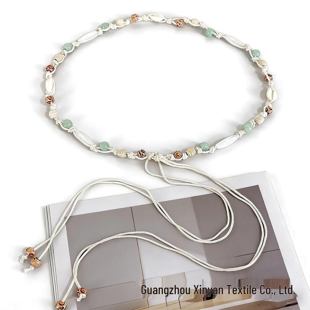 Bohemian Handmade Beaded Waist Chain Belt for Women - Ethnic Style Dress Accessory