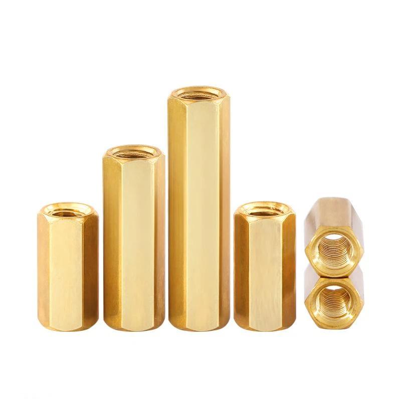 Metal Hexagonal Female Thread Standoffs 50Pcs Rustproof M2-M6 Screw Spacers for PCB Electronic Circuit Board Assembly
