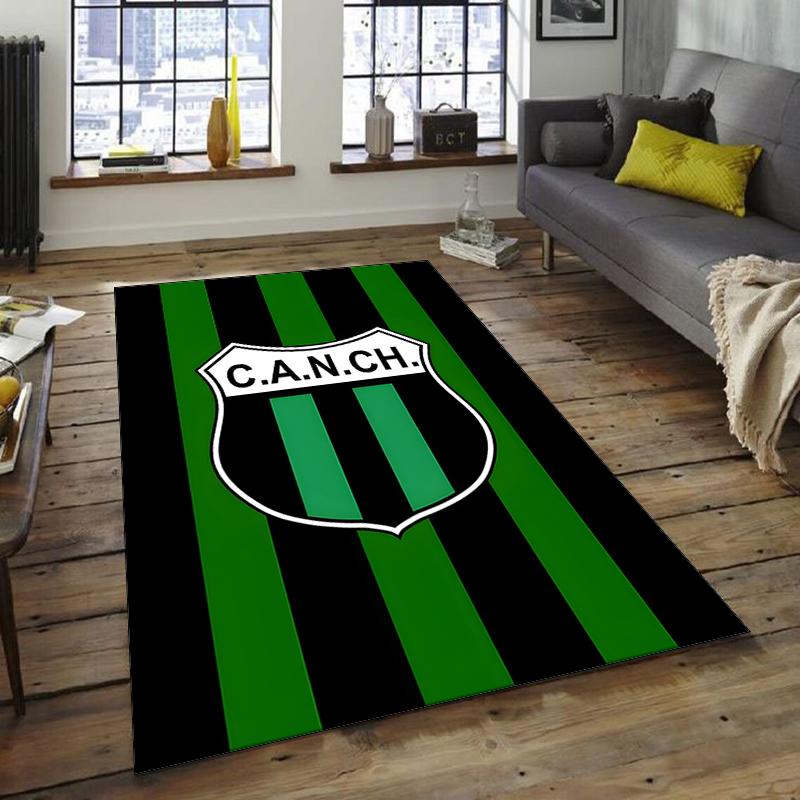 1pc Football Team Design Area Rug - Non-Slip, Soft & Cozy Floor Mat for Living Room, Bedroom, Office - Indoor/Outdoor Decorative Carpet
