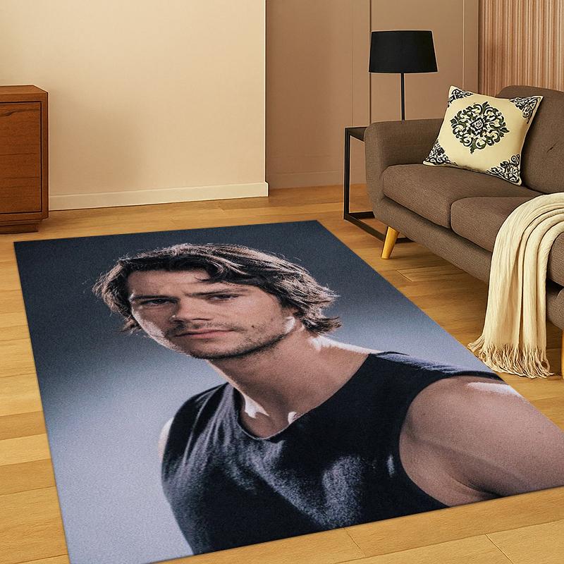 

Dylan O’Brien DOB Actor Carpet Rug for Bedroom Living Room Sofa Playroom Doormat Home Decor,Kid Game Area Rug Non-slip gift 40x60cm