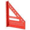 0 To 90 Degree Drawing Line Ruler Aluminum Alloy Miter Triangle Tool  Engineering Construction