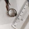 Серебряное кольцо с натуральным раухтопазом (дымчатым кварцем) 1.4ct, вес изделия 3,61 гр (2204374)