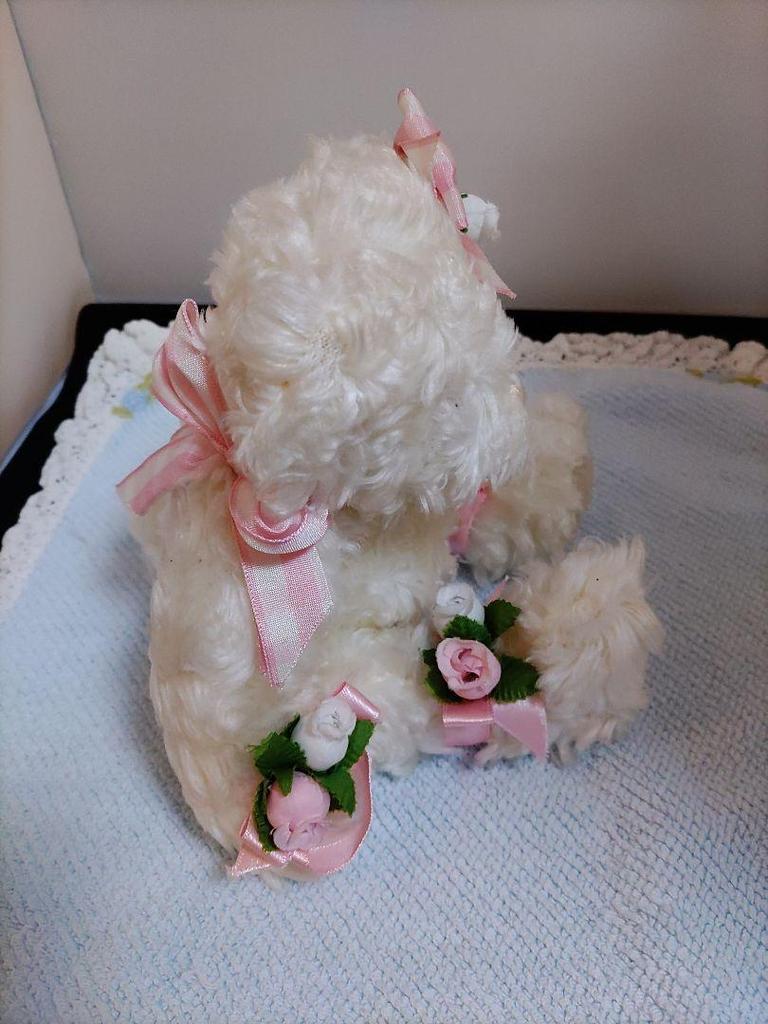 [USED] teddy bear white teddy bear