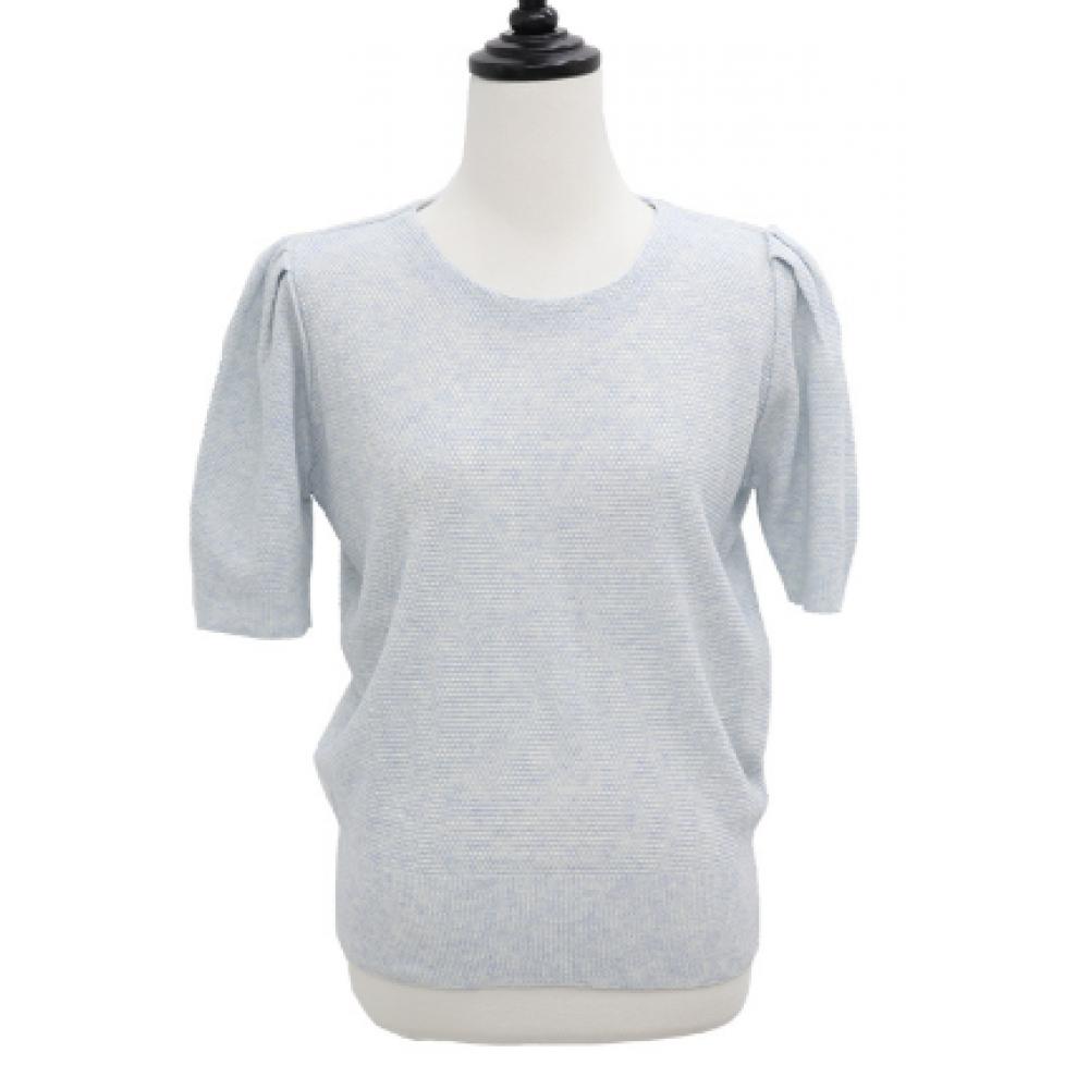 Shiz Madam Campbell Shoulder Shirring Pearl Knit T57368