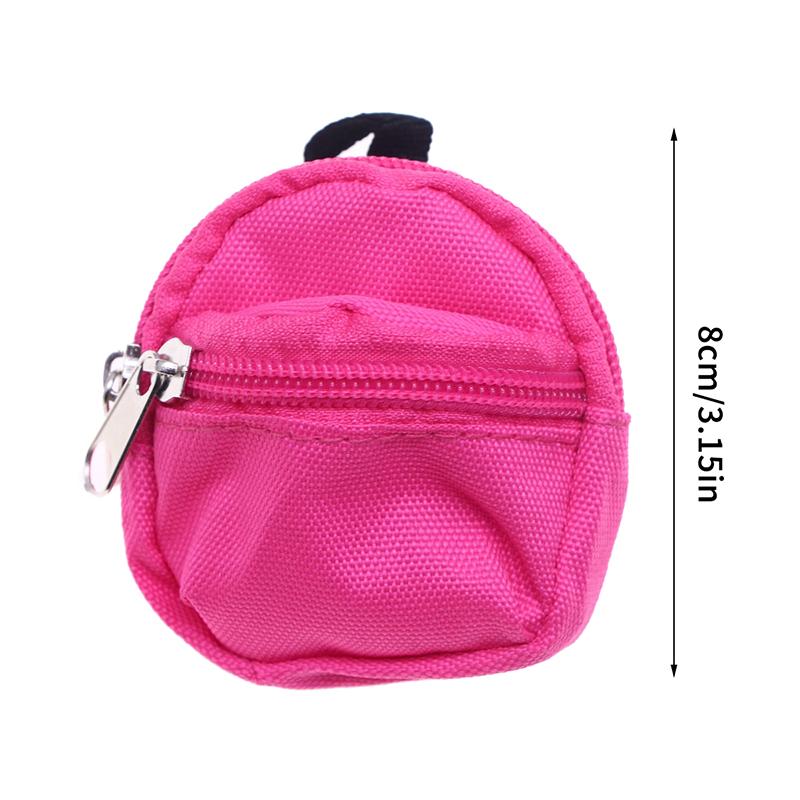 1:6 Miniaturowy Płócienny Tornister do Domku dla Lalek Plecak w Kwiaty Akcesoria dla Lalek Model Dekoracja Zabawka Akcesoria do Domku dla Lalek